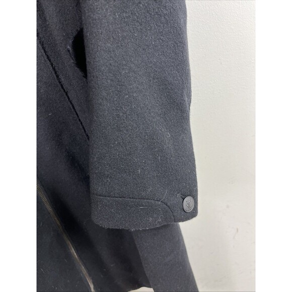 Rag & Bone Full Zip Distressed Wool Peacoat Trench Size 6 - Picture 6 of 14